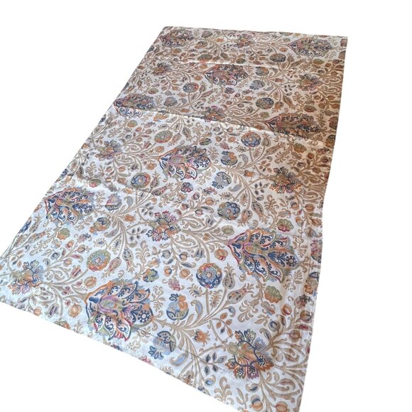 Ralph Lauren "Marrakesh" King Pillowcases Paisley Floral Cotton Beige Multicolor - Picture 5 of 12